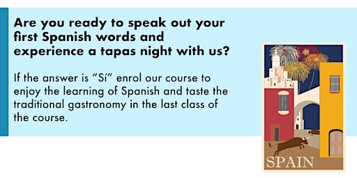 Spanish Course for Beginners (In person) Rathgar