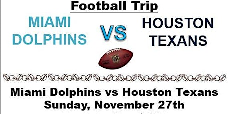 Miami Dolphins football trip tickets
