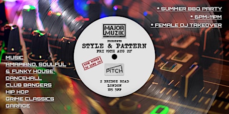 Style & Pattern Party (Female DJ Takeover)