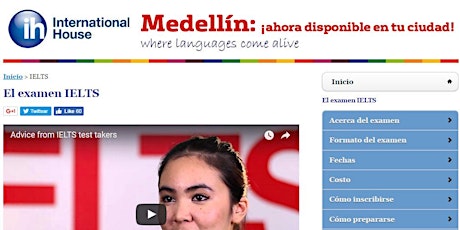 Examen Oficial IELTS en Medellín (Académico y General) | International House primary image