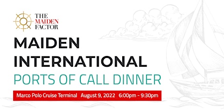 Maiden International Ports of Call Fundraising Dinner
