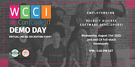 We Can Code IT Hiring Event: Demo Day April 2022 primary image