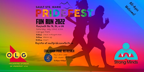 PRIDEFEST Fun Run 2022 presented by Sault Pride primary image