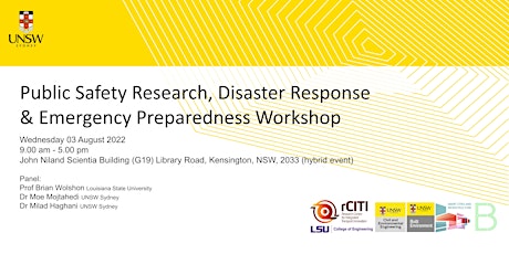 Public Safety Research, Disaster Response & Emergency Preparedness Workshop primary image