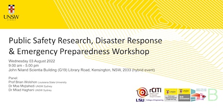 Public Safety Research, Disaster Response & Emergency Preparedness - Online primary image