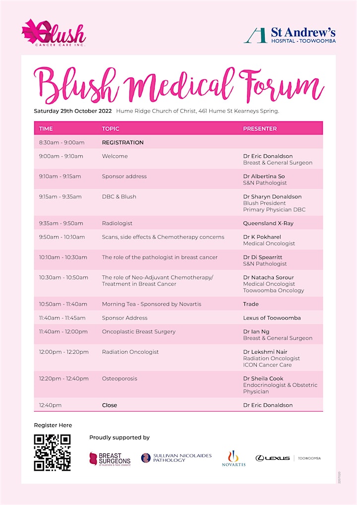 Blush Medical Forum 2022 image
