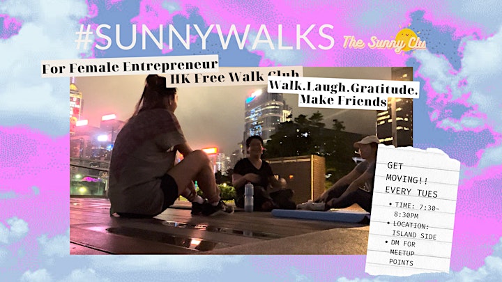 Sunny Walks - Female Entrepreneur Wellness Meetup to Beat burnout & Connect image