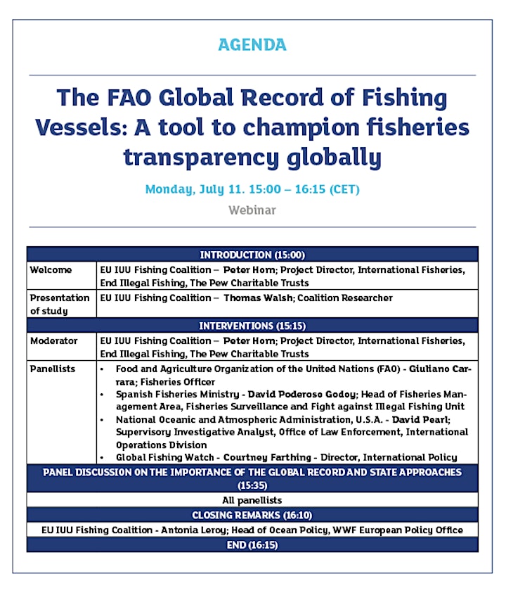 Save the Date:  how to champion fisheries transparency globally image