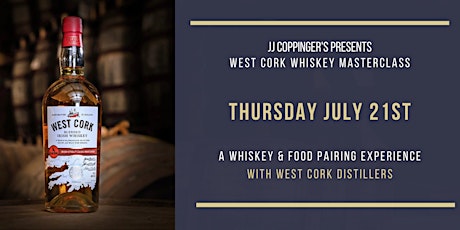 J.J.'s Whiskey Tasting with West Cork Whiskey