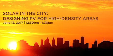 Solar in the City: Designing PV for High-Density Areas primary image