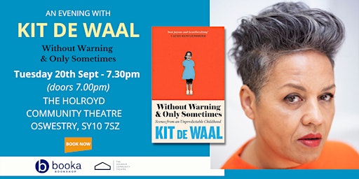 An Evening with Kit de Waal - Without Warning & Only Sometimes