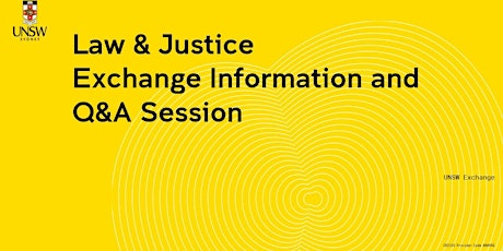 Law  Exchange Information Session tickets