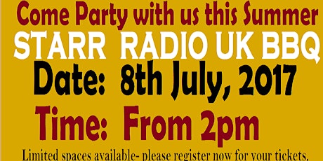 Starr Radio UK BBQ Party primary image