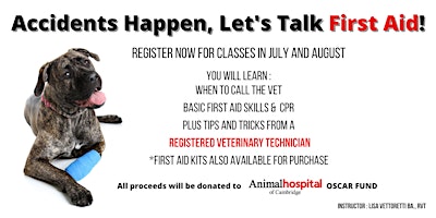 Pet Emergency First Aid and CPR