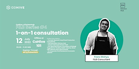 CoHive x KitchenHub F&B Series #4: 1-on-1 Consultation primary image