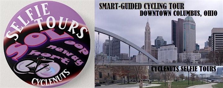 Columbus, OH Selfie Cycle Tour - Short One-way Loop (SOL) in Downtown Cbus image