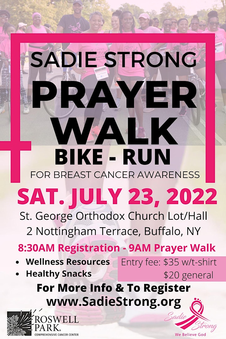 3rd Annual Sadie Strong Prayer Walk-Bike-Run for Breast Cancer Awareness image