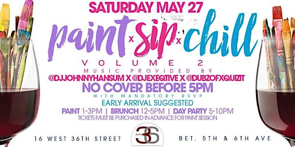 TD Group Presents: Paint, Sip + Chill 2 (Bottomless brunch & Paint Party)