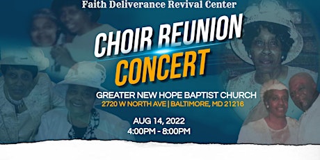 Faith Deliverance Choir Reunion Honoring Dr. Pastor Nettie Ellison