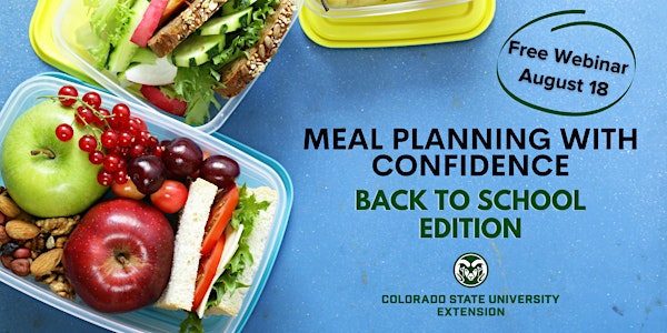 Meal Planning with Confidence - Back to School Edition