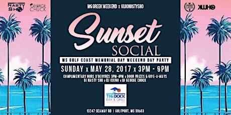 Sunset Social :: Memorial Day Weekend Day Party primary image