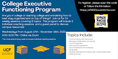 Executive Functioning College #4023