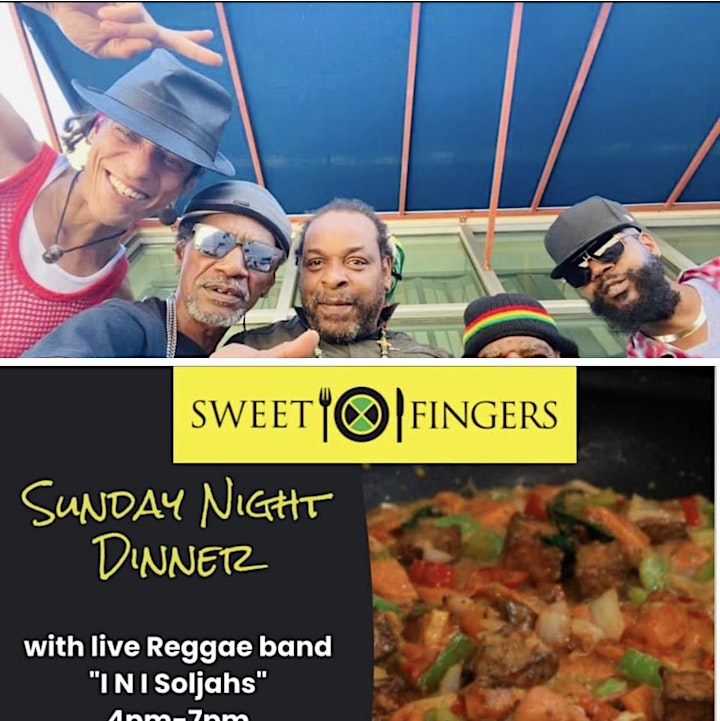 Sunday Night Dinner with Live Reggae Band image