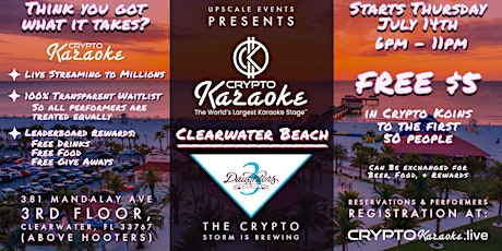 Crypto Karaoke Comes to Clearwater Beach