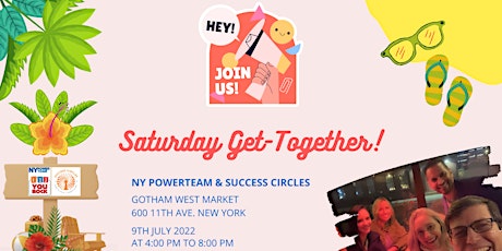 Imagen principal de July in-person Saturday Get-Together with the NY Power Team