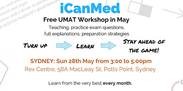 Free Monthly UMAT Workshop (28th May - Sydney)