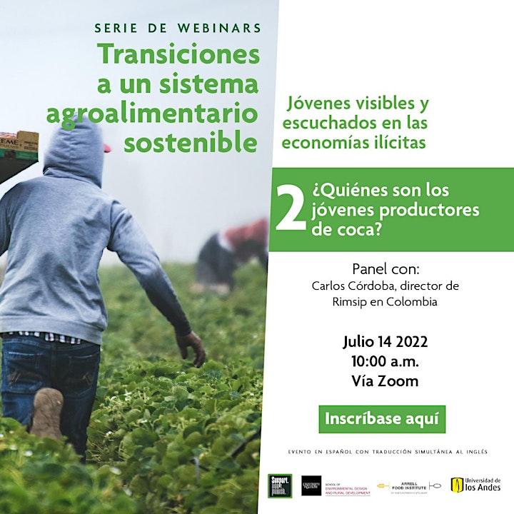 Transiciones a un sistema agroalimentario sostenible | Serie de webinars image