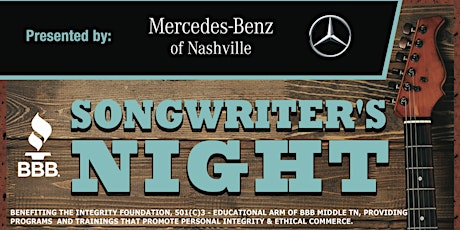 BBB Songwriters Night primary image