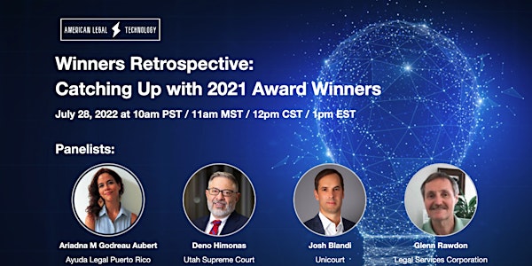 Winners Retrospective Genius Panel - American Legal Technology Awards 2022