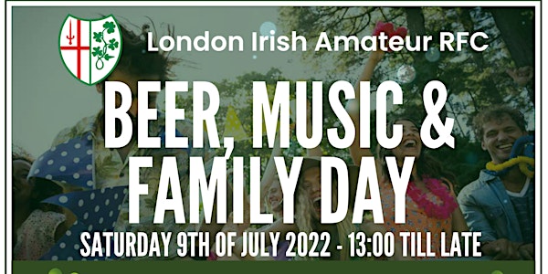 London Irish Amateur RFC Beer, Music & Family Day