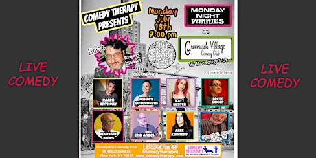 Monday Night Funnies @ Greenwich Village Comedy Club - July 18th