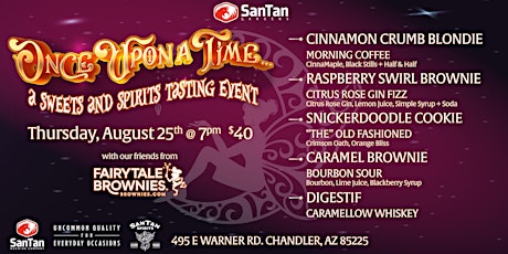 Once Upon A Time: A Sweets & Spirits Tasting Event