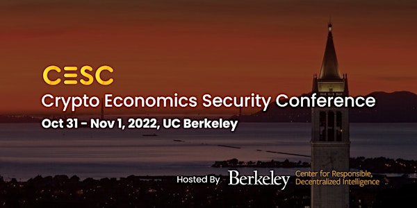 Crypto Economics Security Conference (CESC)