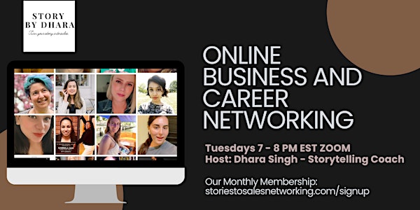 Online Networking For Entreprenuers & Career Professionals [Zoom]