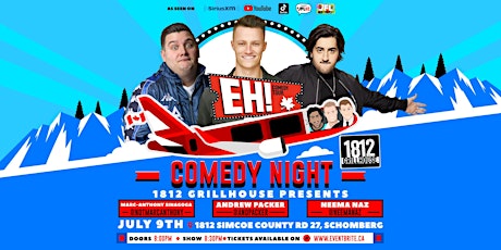 Comedy Night in Schomberg | EH! Comedy Tour @ 1812 Grillhouse