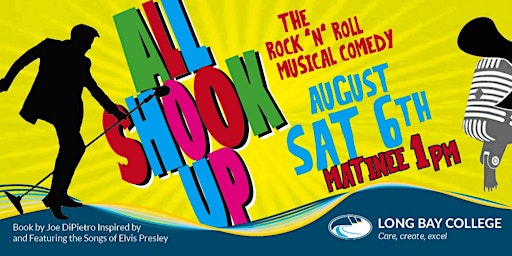 All Shook Up - Saturday 6th August 1pm - Matinee primary image