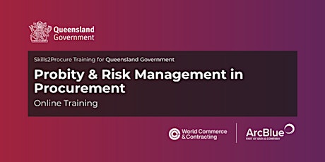 QLD Government | Probity and Risk Management in Procurement