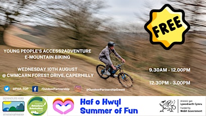 Access2Adventure - E-Beicio Mynydd / E-Mountain Biking (Summer of Fun)