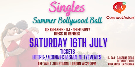 Singles Summer Bollywood Ball