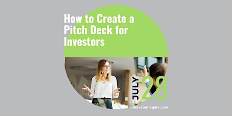 How to create a pitch deck for investors