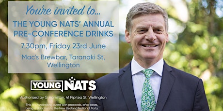 Young Nats Annual Pre-Conference Drinks primary image