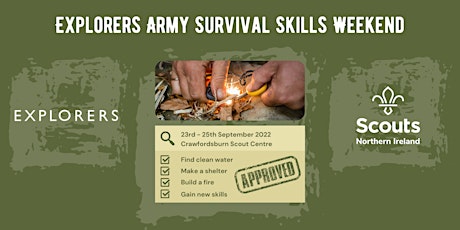 Explorers Army Survival Skills Weekend