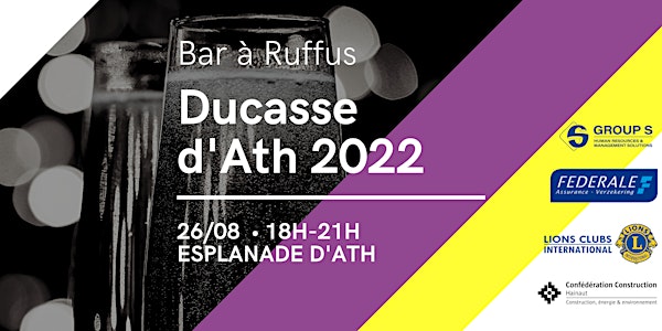 Bar à Ruffus Ducasse d'Ath 2022