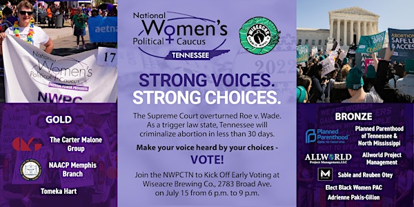 Strong Voices, Strong Choices Fundraiser