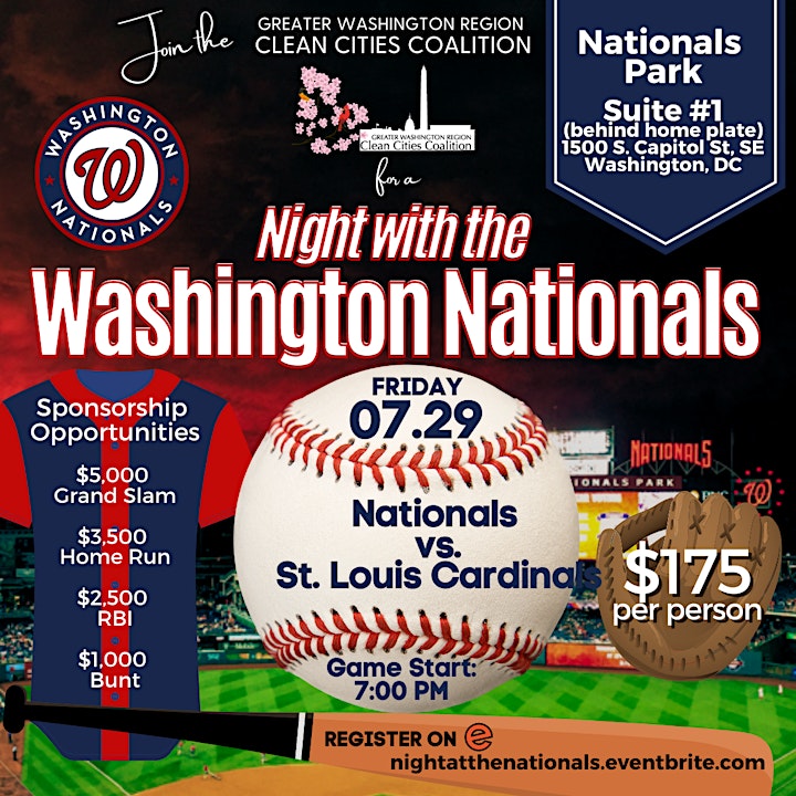 Night at the Washington Nationals Stadium image