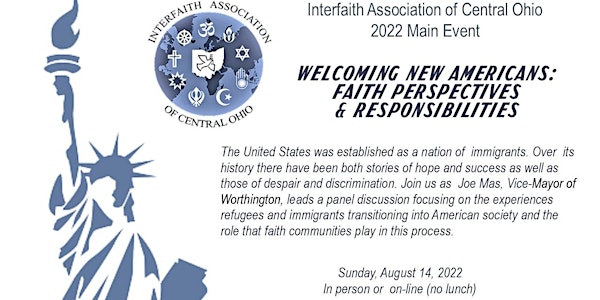IACO 2022 Main Event: Welcoming New Americans Faith Perspectives